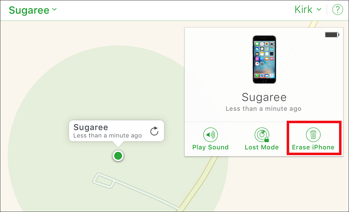 Débloquer un iPhone en utilisant le site iCloud