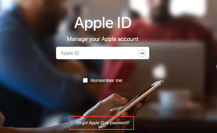 Oublier l'Apple ID ou le mot de passe
