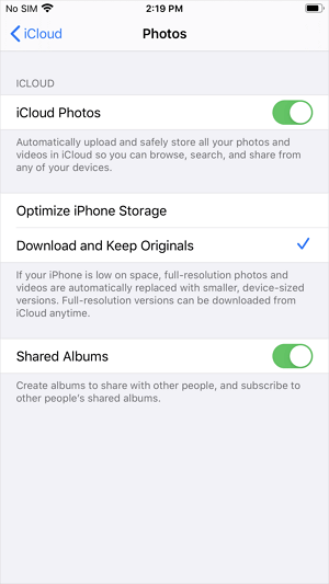 Comment télécharger des photos d'iCloud vers l'iPhone