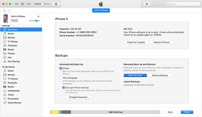 Comment sauvegarder un iPhone avec iTunes