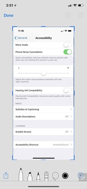 Comment faire une capture d'écran sur iPhone XS/XS Max ou iPhone XR
