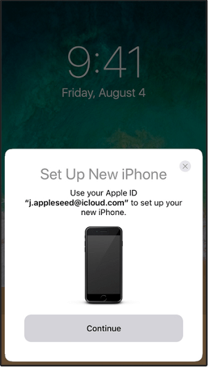 Πώς να μεταφέρετε iPhone σε δεδομένα iPhone με γρήγορη εκκίνηση