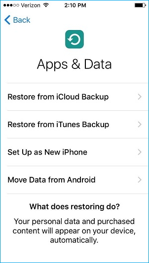 Πώς να μεταφέρετε iPhone σε δεδομένα iPhone χρησιμοποιώντας το iCloud