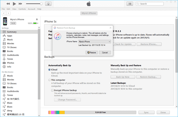 Comment transférer les données de l'iPhone 4/5/6 à l'iPhone 8