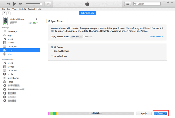 Comment transférer des photos de PC à iPad avec iTunes