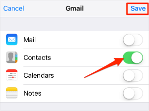 Comment transférer des contacts de l'iPhone vers Gmail sans iCloud