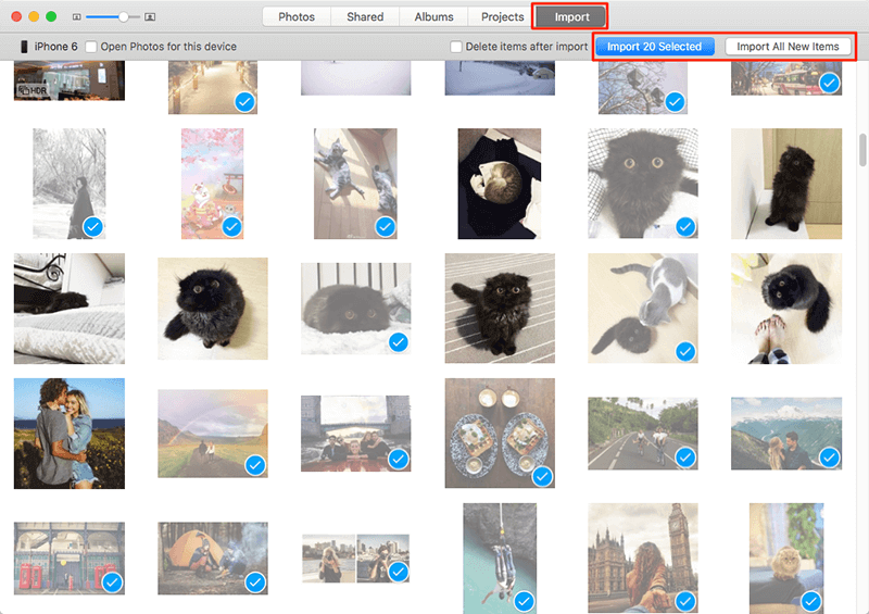 Synchroniser les photos de l'iPhone sur le Mac