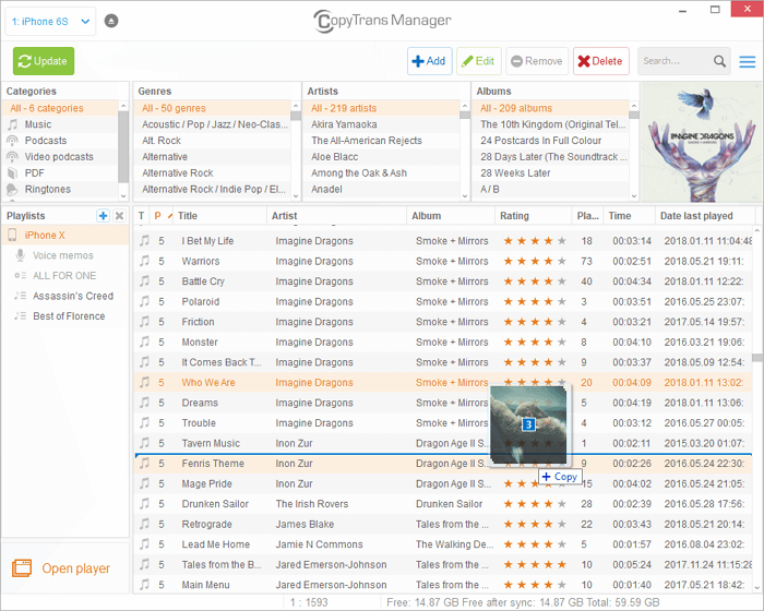 Comment transférer de la musique du PC vers l'iPhone sans iTunes