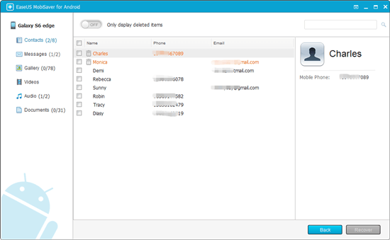 cliquez sur le bouton