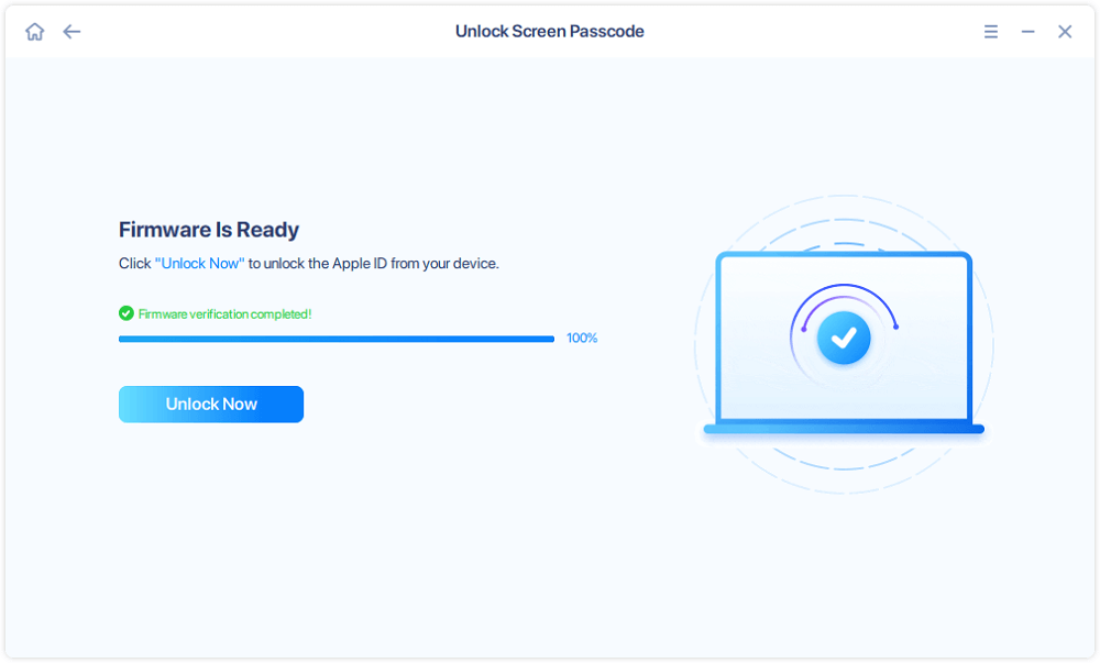 Vérifier le firmware