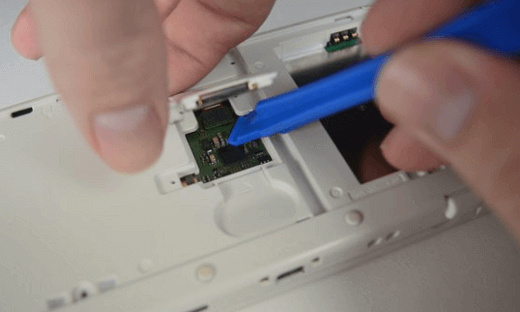remplacer le lecteur de carte sd 3ds - 5