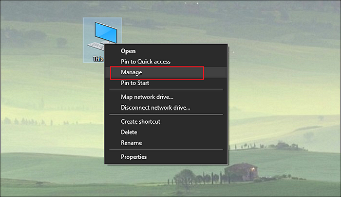 Allez dans Gestion des disques