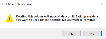 Supprimer la partition pour réparer l'erreur GPT entry array crc is wrong