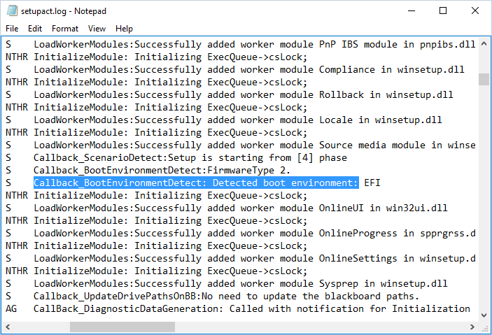 Vérifier si Windows utilise Legacy ou UEFI dans l'explorateur de fichiers