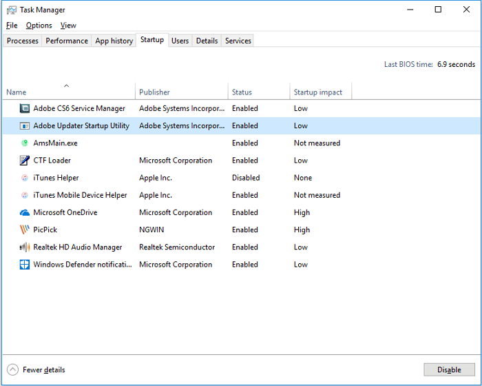 Comment accélérer Windows 10 - désactiver les programmes de démarrage
