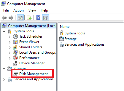 informations supplémentaires sur la gestion des disques