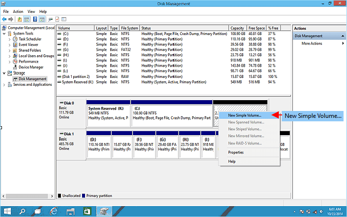 split ssd partition windows 11