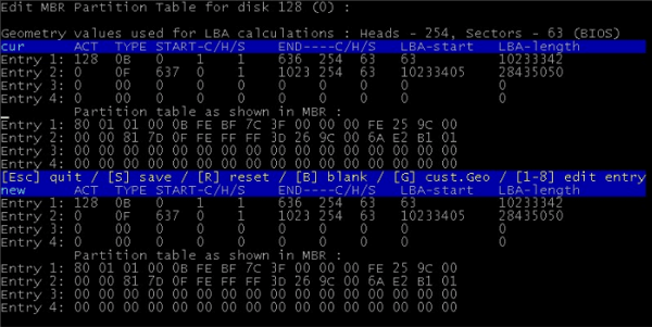 mbrtool - outil gratuit de réparation de mbr