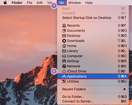 Ouvrez les applications sur Mac