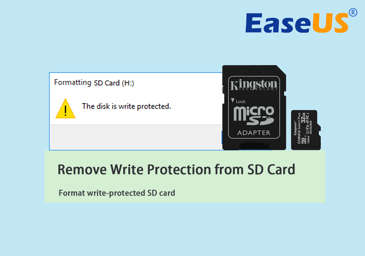 Comment formater une carte SD protégée en écriture EaseUS