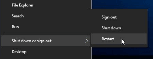 Redémarrer le PC pour corriger l'erreur d'écriture du disque de vapeur
