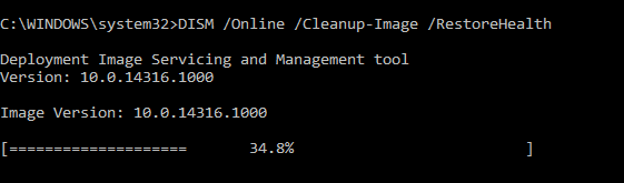 réparer sfc ne peut pas réparer avec DSIM