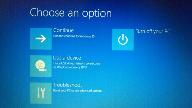 Choisir Troubleshoot