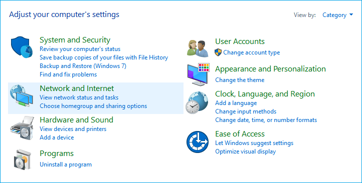 système ouvert et sécurité dans windows 10