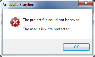 le support est protégé en écriture