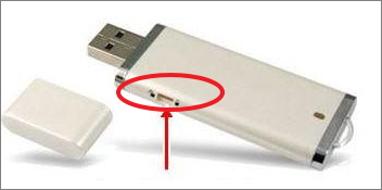 le disque est protégé en écriture - vérifiez le commutateur USB