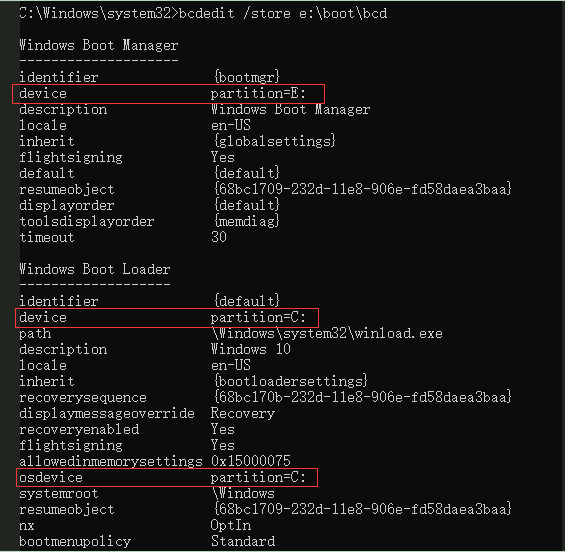 réparer l'erreur mbr bcd