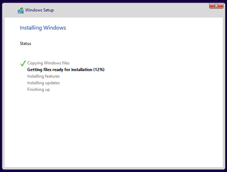 Configuration de Windows 10
