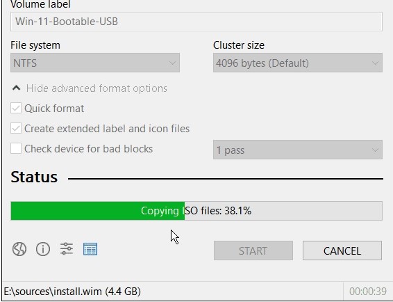 Créer un lecteur usb bootable dans rufus