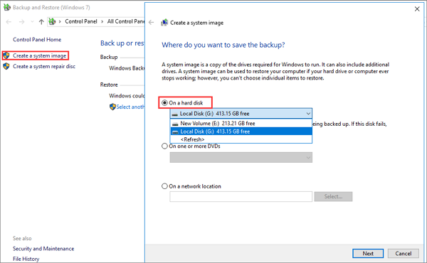 comment sauvegarder un ordinateur sur usb