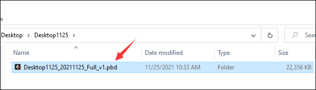 résultat de la sauvegarde