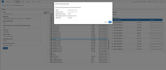 Logiciel open source Bareos