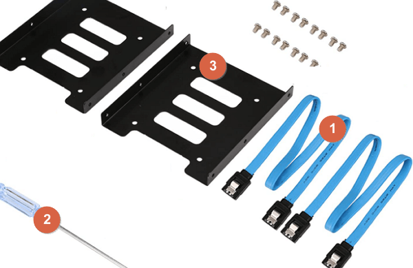 préparations au clonage de SSD SanDisk