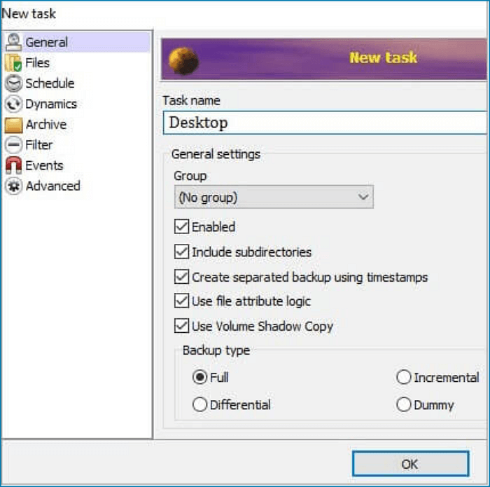 Logiciel open source Cobian backup