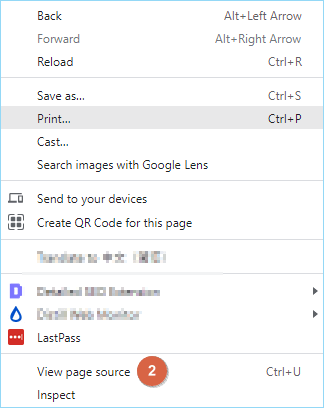 copier depuis le code source