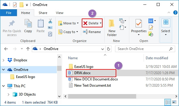 Supprimer les fichiers OneDrive du lecteur local sous Windows