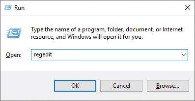 réparer la clé de registre corrompue pour réparer cd / dvd manquant dans Windows 10