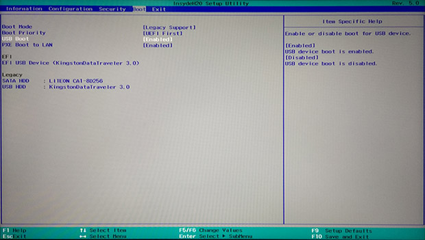 installation de windows 10