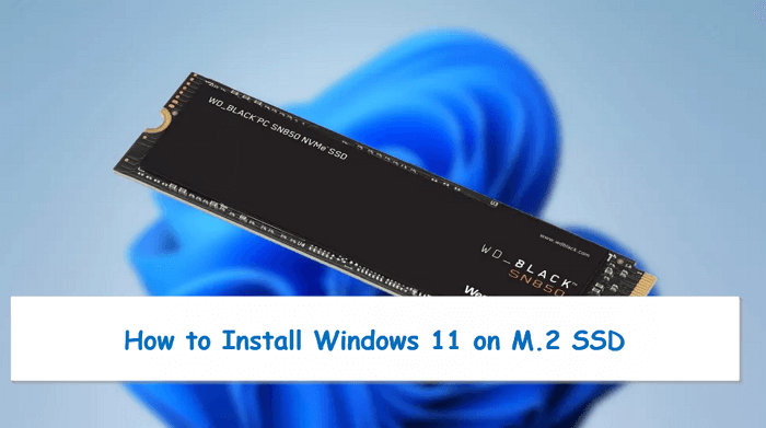 comment installer windows 11 sur un m.2 ssd