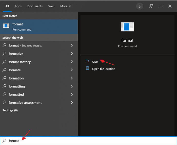 utilitaire de format ouvert