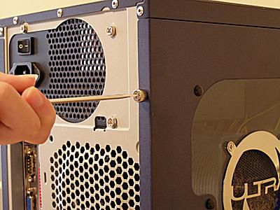 Ouvrir le boîtier de l'ordinateur