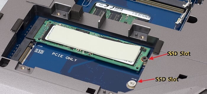 M.2 SSD slot