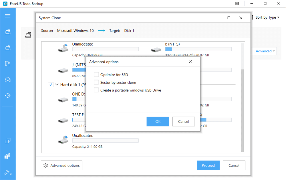 migrer Windows 10 vers un SSD