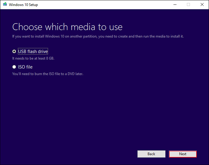 outil de création de média windows 10-3