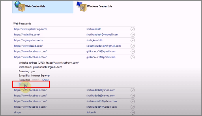 cliquer sur supprimer