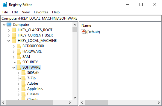 trouver la clé de produit par le registre - étape 2